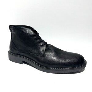 Kenneth Cole Mens Trail Chukka Boots Black Size 10.5M